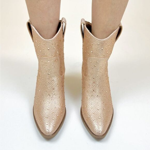 BRAND NEW FOREVER RIVER RHINESTONE WESTERN BOOTIES - Picture 14 of 14